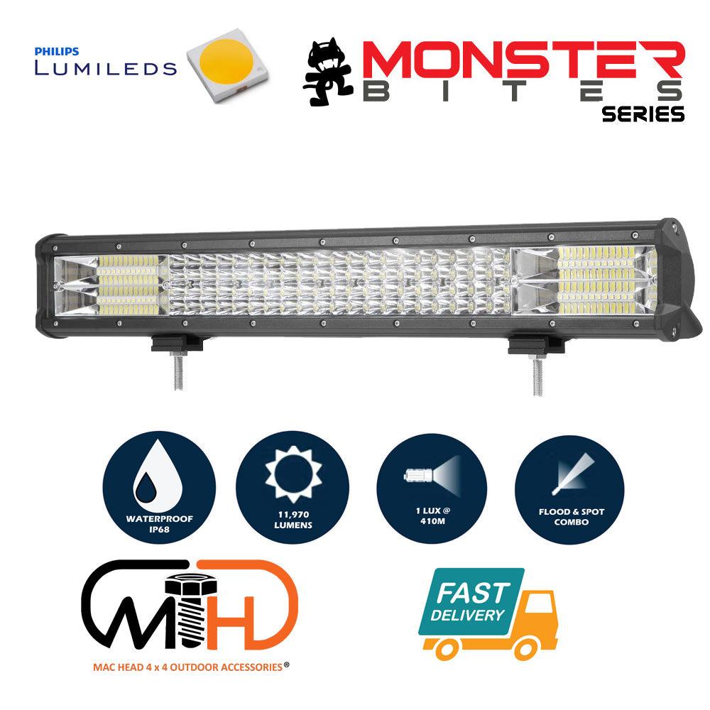 Buy 20 inch Philips LED Light Bar Quad Row Combo Beam 4x4 Work Driving Lamp 4wd discounted | Products On Sale Australia