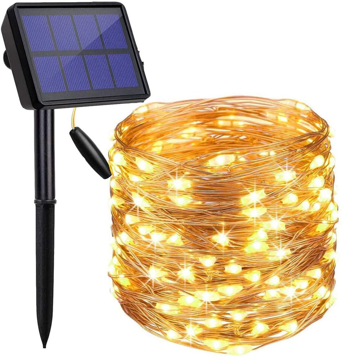Buy 200 Waterproof LED Solar Fairy Light Outdoor with 8 Lighting Modes for Home,Garden and Decoration discounted | Products On Sale Australia