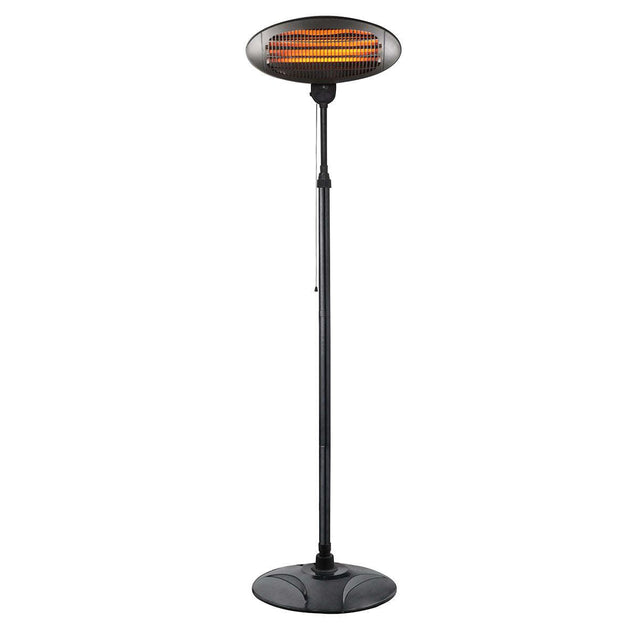 2000W 2.1m Free Standing Adjustable Portable Outdoor Electric Patio Heater Black Products On Sale Australia | Appliances > Heaters Category
