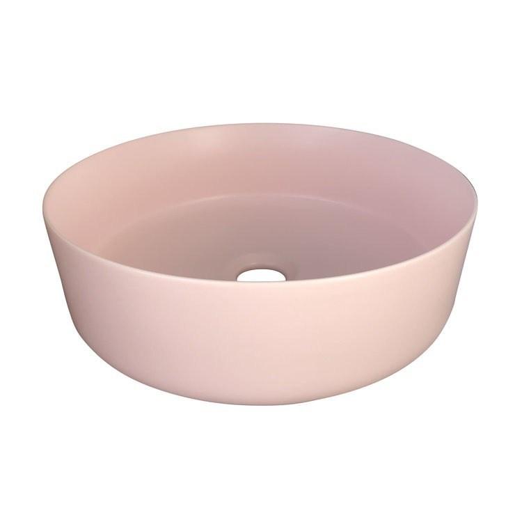 Buy 2020 Matte Pink Round 360 mm Dia top counter basin porcelain sink discounted | Products On Sale Australia