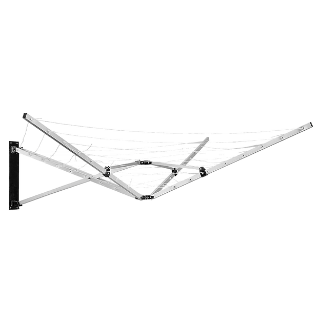 Buy 26m 5 Arm Wall Hang Mountable Clothes Airer Dryer Washing Line Bathroom Kitchen discounted | Products On Sale Australia