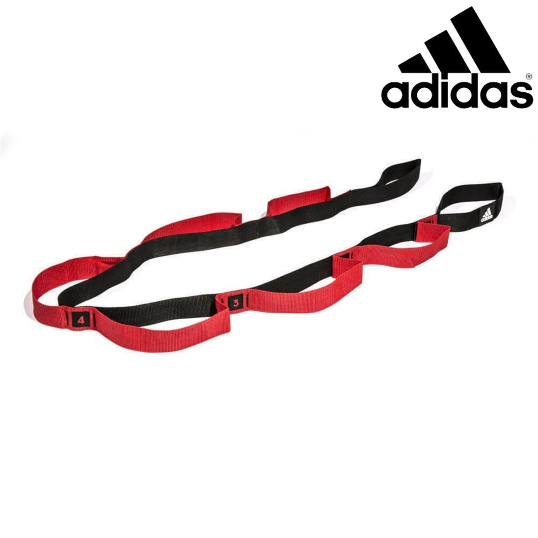 Buy 2pc Set Adidas Stretch Assist Band Looped + Yoga Strap 2.5m Long Adjustable Belt discounted | Products On Sale Australia