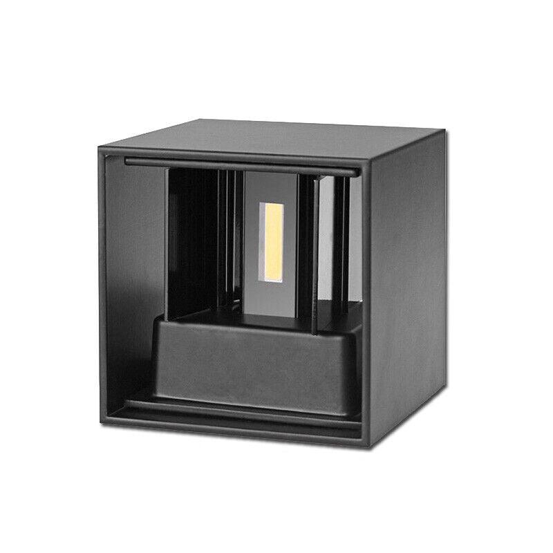 Buy 2PCS 12W LED Wall Light Waterproof Up Down Lamp Cube Sconce Yard Indoor Outdoor discounted | Products On Sale Australia