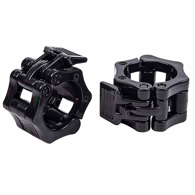 Buy 2Pcs 2in / 50mm Olympic Dumbbell Clamps Barbell Clamps Collars Clips Bar Plates Collar Clips Black discounted | Products On Sale Australia