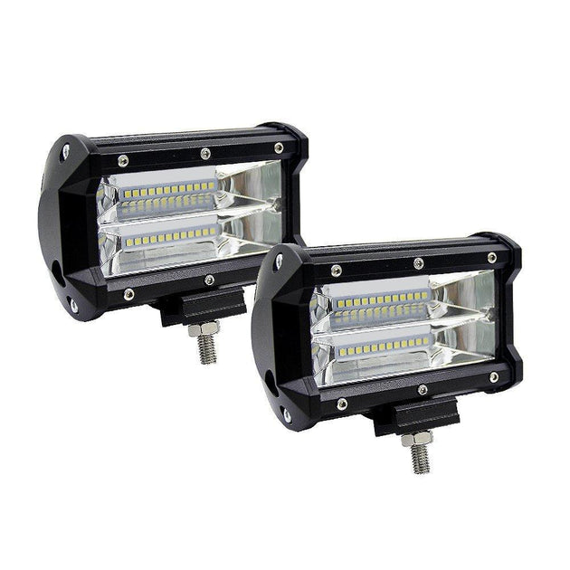 Buy 2x 5inch Flood LED Light Bar Offroad Boat Work Driving Fog Lamp Truck Scene 4x4 discounted | Products On Sale Australia