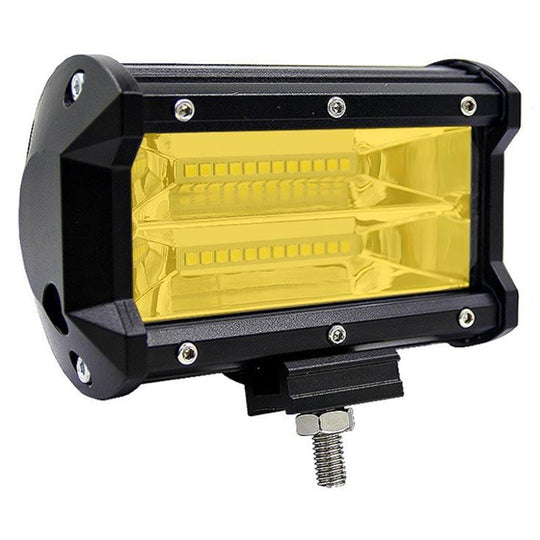 Buy 2x 5inch Flood LED Light Bar Offroad Boat Work Driving Fog Lamp Truck Yellow discounted | Products On Sale Australia