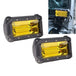 Buy 2x 5inch Flood LED Light Bar Offroad Boat Work Driving Fog Lamp Truck Yellow discounted | Products On Sale Australia