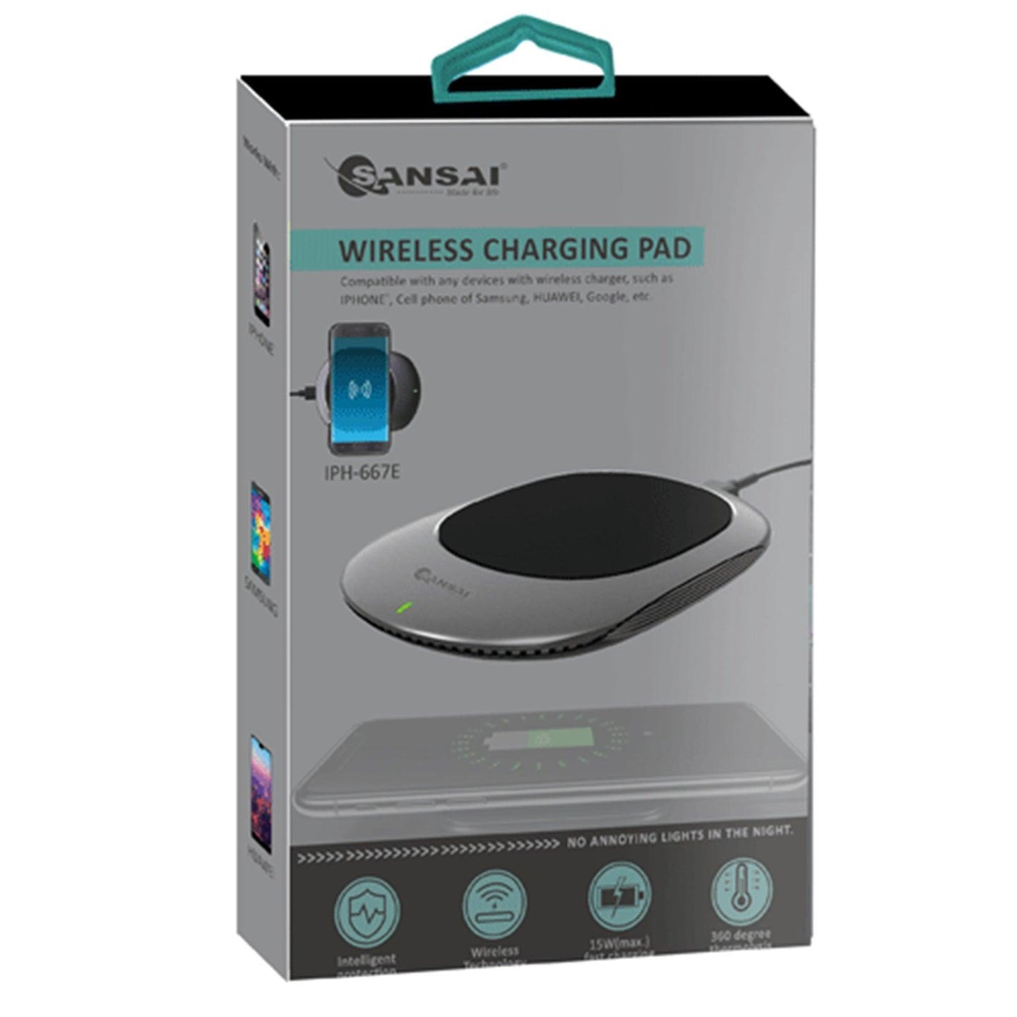 Buy 2X Sansai Wireless Charging Pad discounted | Products On Sale Australia