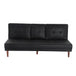 Buy 3 Seater Adjustable Sofa Bed With Cup Holder Black discounted | Products On Sale Australia