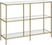 Buy 3-Tier Tempered Glass Sofa Table Modern Storage Shelf discounted | Products On Sale Australia