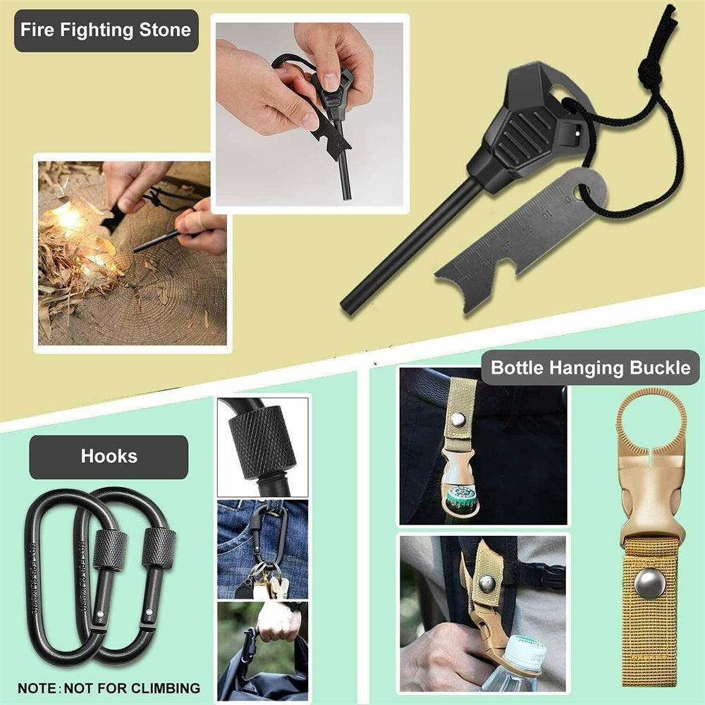 Buy 32 In 1 Emergency Survival Equipment Kit Camping SOS Tool Sports Tactical Hiking discounted | Products On Sale Australia