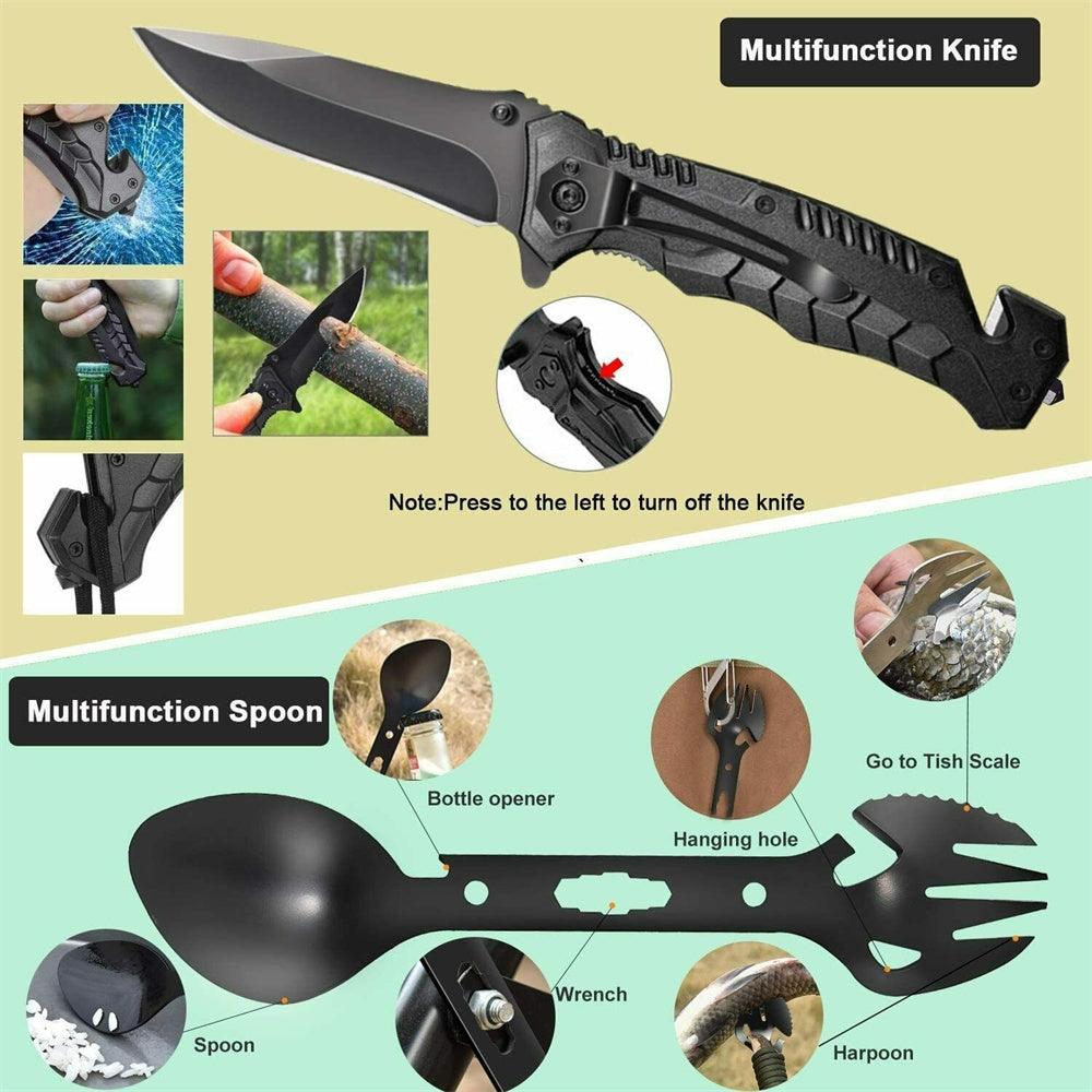 Buy 32 In 1 Emergency Survival Equipment Kit Camping SOS Tool Sports Tactical Hiking discounted | Products On Sale Australia