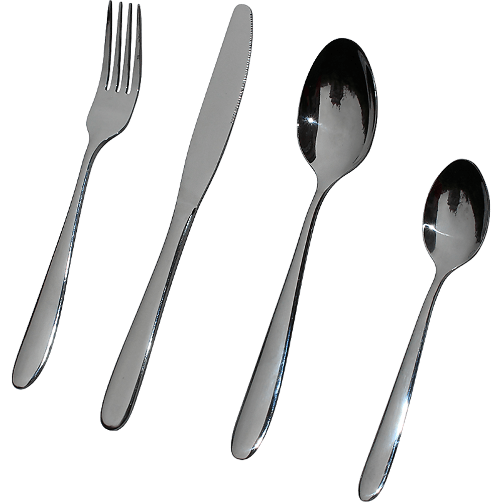 Buy 32 Piece Stainless Steel Cutlery Set Knives Fork Spoon Teaspoon discounted | Products On Sale Australia