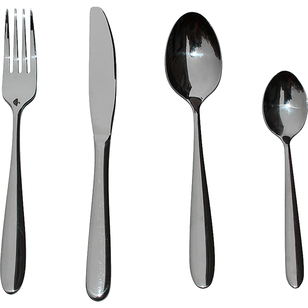 Buy 32 Piece Stainless Steel Cutlery Set Knives Fork Spoon Teaspoon discounted | Products On Sale Australia