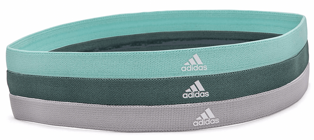 Buy 3pcs Adidas Sports Headband Hair Bands Gym Training Fitness Yoga - Grey/Green/Mint discounted | Products On Sale Australia