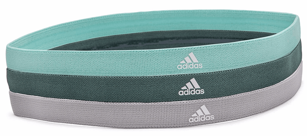 3pcs Adidas Sports Headband Hair Bands Gym Training Fitness Yoga - Grey/Green/Mint Products On Sale Australia | Sports & Fitness > Exercise, Gym and Fitness Category