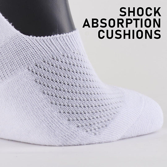 Buy 3X Rexy Cushion No Show Ankle Socks Large Non-Slip Breathable BLACK discounted | Products On Sale Australia