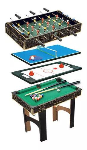 Buy 4 in 1 Soccer Table Foosball Pool Hockey Table Tennis for Kids 3+ discounted | Products On Sale Australia