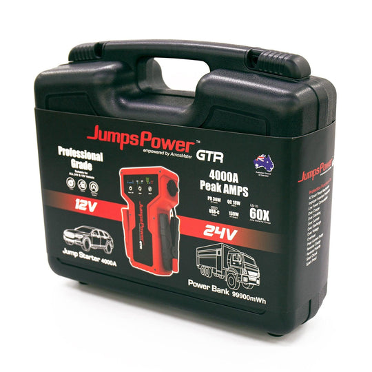 Buy 4000A Jump Starter 12V Powerbank 99900mWh 24V Pro Car Battery Charger LED GTR discounted | Products On Sale Australia