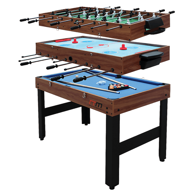 Buy 4FT 3-in-1 Games Foosball Soccer Hockey Pool Table discounted | Products On Sale Australia