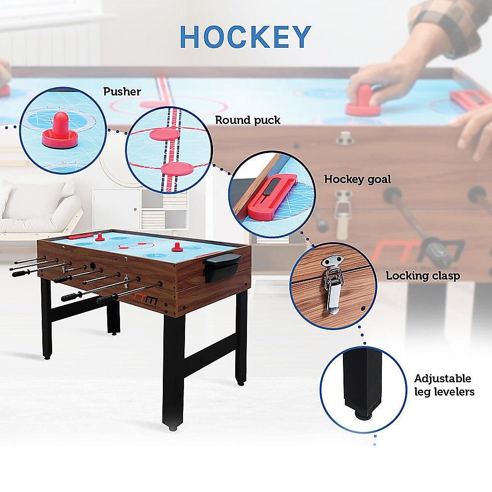 Buy 4FT 3-in-1 Games Foosball Soccer Hockey Pool Table discounted | Products On Sale Australia