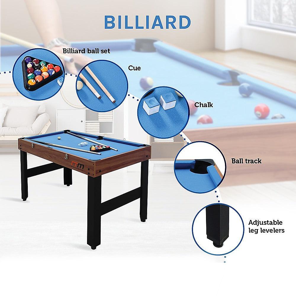 Buy 4FT 3-in-1 Games Foosball Soccer Hockey Pool Table discounted | Products On Sale Australia