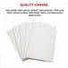 Buy 5 pack of 20x30cm Artist Blank Stretched Canvas Canvases Art Large White Range Oil Acrylic Wood discounted | Products On Sale Australia