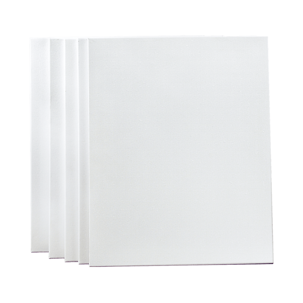 Buy 5 pack of 50x60cm Artist Blank Stretched Canvas Canvases Art Large White Range Oil Acrylic Wood discounted | Products On Sale Australia