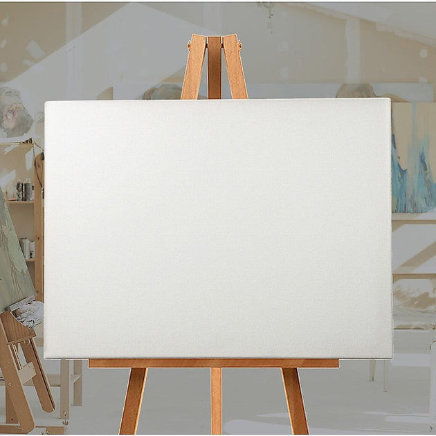 Buy 5 pack of 50x60cm Artist Blank Stretched Canvas Canvases Art Large White Range Oil Acrylic Wood discounted | Products On Sale Australia