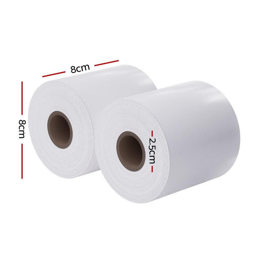 Buy 50 Rolls Thermal Label Paper Printer Paper Cash Register POS Receipt Roll discounted | Products On Sale Australia