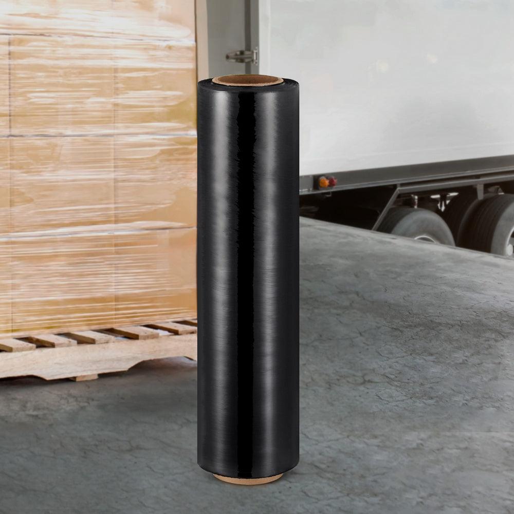 Buy 500mm x 400m Stretch Film Pallet Shrink Wrap 1 Roll Package Use Plastic Black discounted | Products On Sale Australia