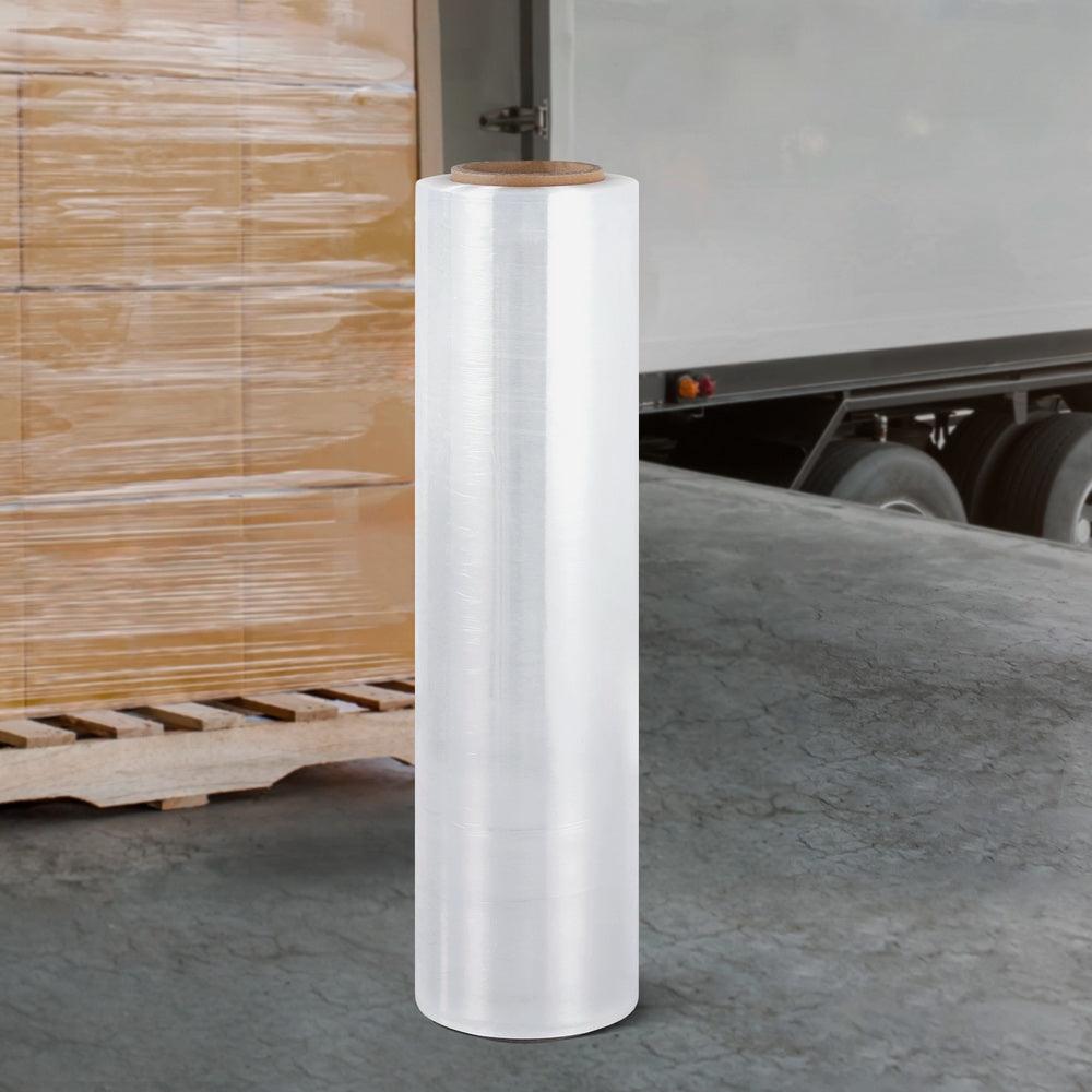 Buy 500mm x 400m Stretch Film Pallet Shrink Wrap 1 Roll Package Use Plastic Clear discounted | Products On Sale Australia