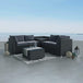 Buy 6PCS Outdoor Modular Lounge Sofa Coogee-Black discounted | Products On Sale Australia