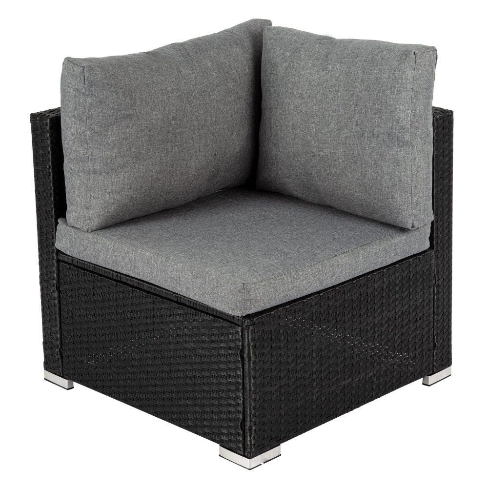 Buy 6PCS Outdoor Modular Lounge Sofa Coogee-Black discounted | Products On Sale Australia