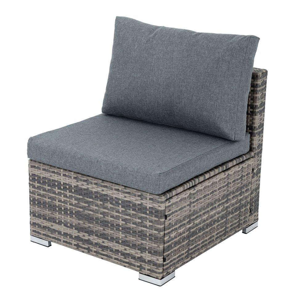 Buy 6PCS Outdoor Modular Lounge Sofa Coogee-Grey discounted | Products On Sale Australia