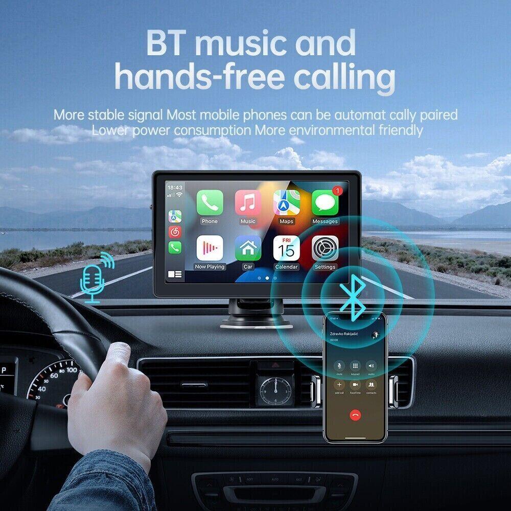 Buy 7 inch Portable Wireless Car Radio Auto Stereo Apple Carplay Android Bluetooth + Cam discounted | Products On Sale Australia