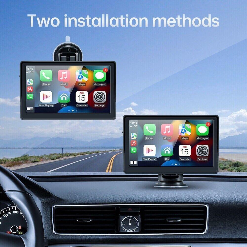 Buy 7 inch Portable Wireless Car Radio Auto Stereo Apple Carplay Android Bluetooth + Cam discounted | Products On Sale Australia