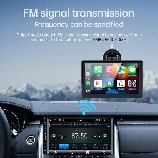 Buy 7 inch Portable Wireless Car Radio Auto Stereo Apple Carplay Android Bluetooth + Cam discounted | Products On Sale Australia