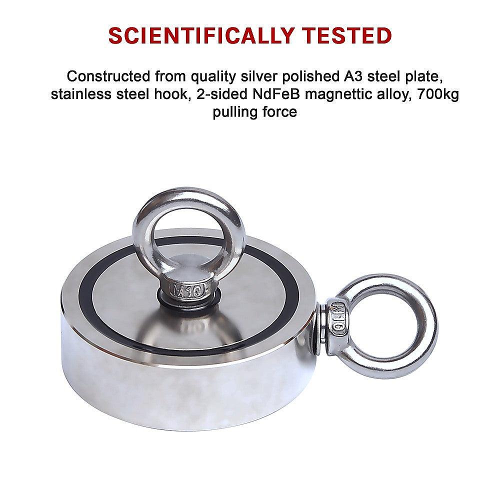 Buy 700Kg Salvage Strong Recovery Magnet Neodymium Hook Treasure Hunting Fishing discounted | Products On Sale Australia