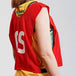 Buy 7pcs Set of Summit Netball Bibs Senior Team Pack Bulk Net Ball - Red Colour discounted | Products On Sale Australia