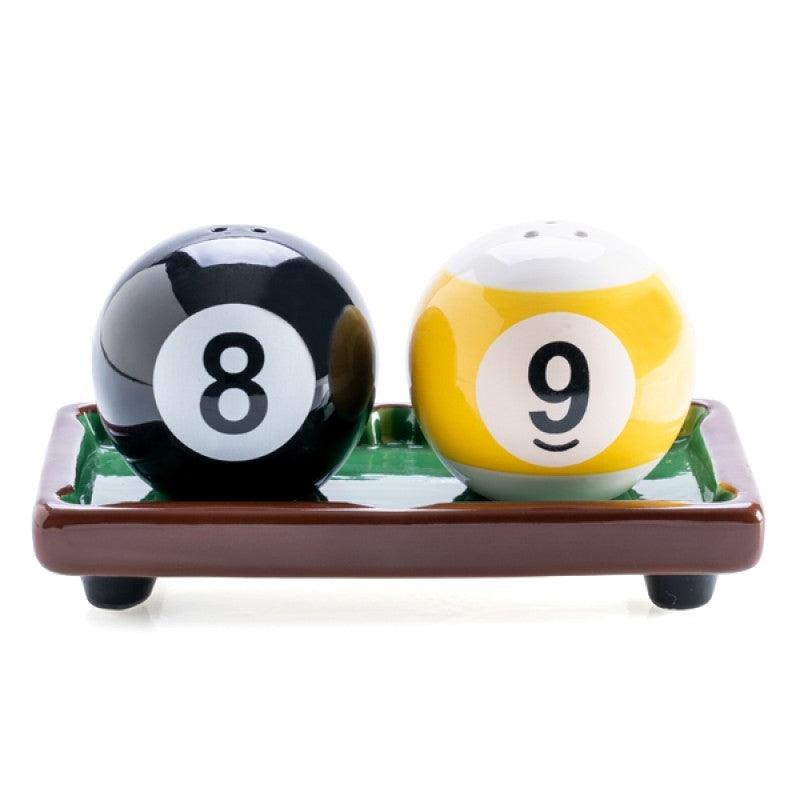 Buy 8 Ball Pool Salt Pepper Set discounted | Products On Sale Australia