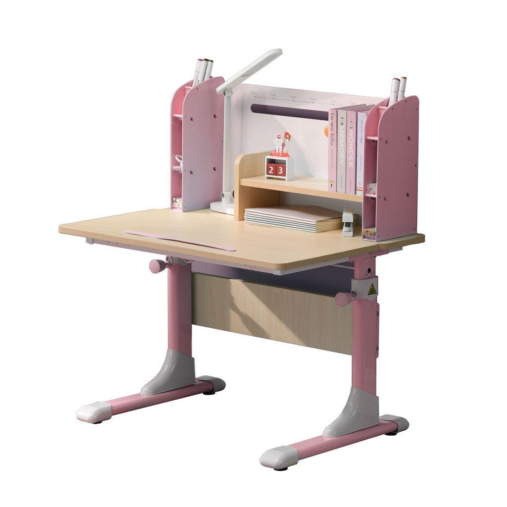 Buy 80cm Height Adjustable Children Kids Ergonomic Study Desk Only Pink discounted | Products On Sale Australia