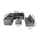 Buy 8PCS Outdoor Furniture Modular Lounge Sofa Lizard-Grey discounted | Products On Sale Australia