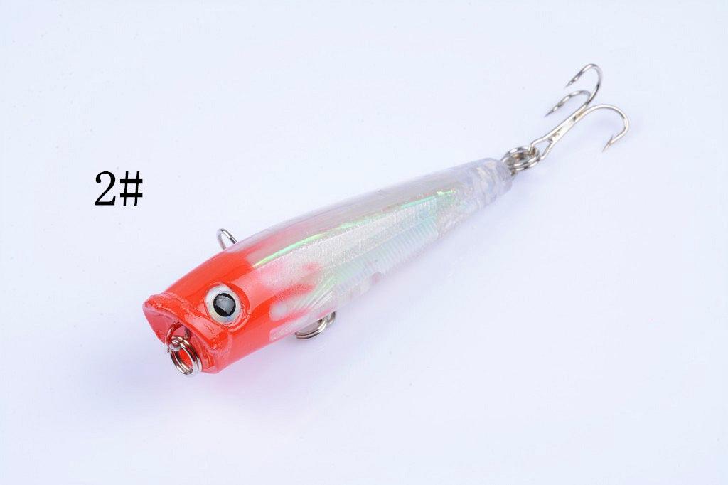 Buy 8X 6.5cm Popper Poppers Fishing Lure Lures Surface Tackle Fresh Saltwater discounted | Products On Sale Australia