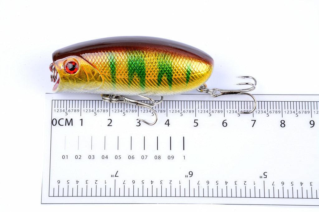 Buy 8X 6cm Popper Poppers Fishing Lure Lures Surface Tackle Fresh Saltwater discounted | Products On Sale Australia