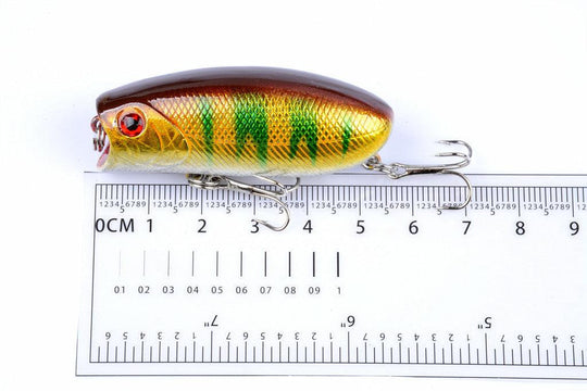 Buy 8X 6cm Popper Poppers Fishing Lure Lures Surface Tackle Fresh Saltwater discounted | Products On Sale Australia