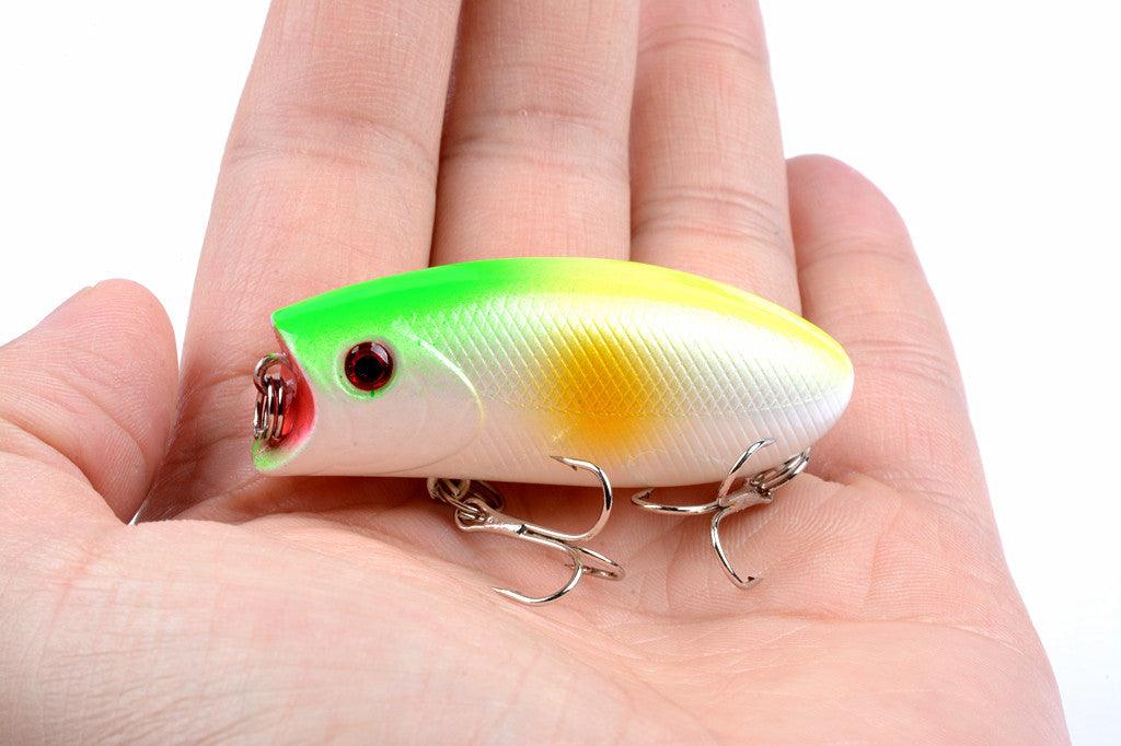 Buy 8X 6cm Popper Poppers Fishing Lure Lures Surface Tackle Fresh Saltwater discounted | Products On Sale Australia