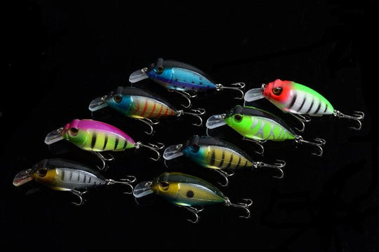 Buy 8x 7cm Popper Crank Bait Fishing Lure Lures Surface Tackle Saltwater discounted | Products On Sale Australia