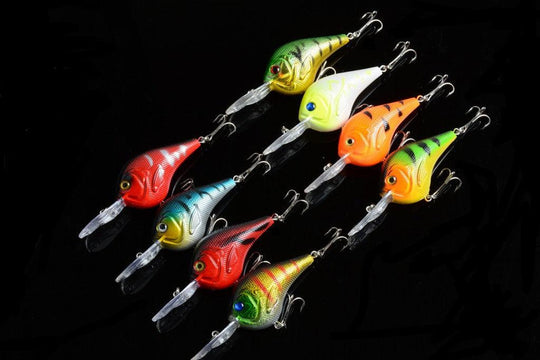 Buy 8x 9.5cm Popper Crank Bait Fishing Lure Lures Surface Tackle Saltwater discounted | Products On Sale Australia