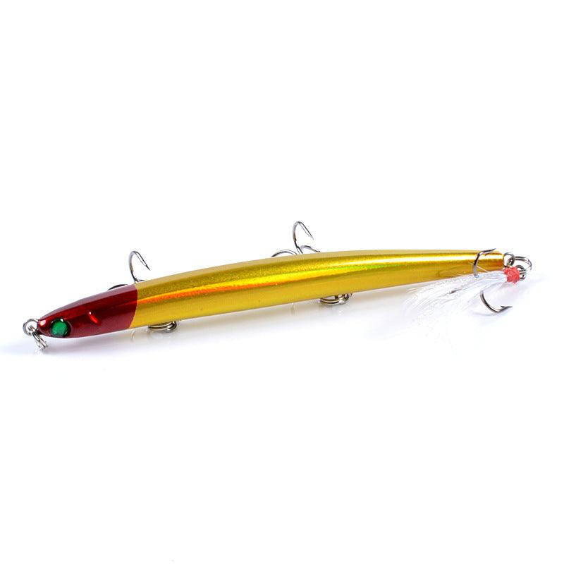 Buy 8x Popper Minnow 11.7cm Fishing Lure Lures Surface Tackle Fresh Saltwater discounted | Products On Sale Australia